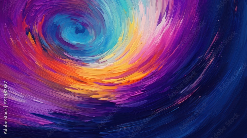 Obraz premium Abstract watercolor background, bright vortex
