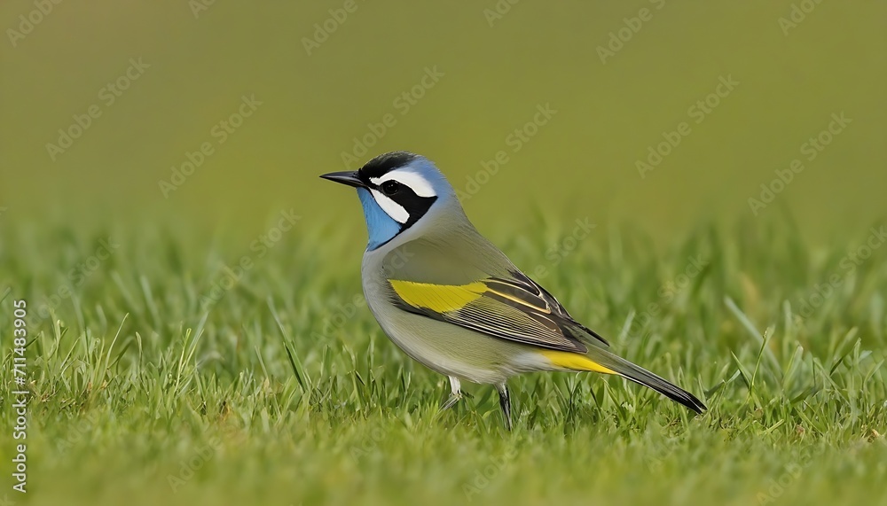 Obraz premium yellow wagtail on a branch
