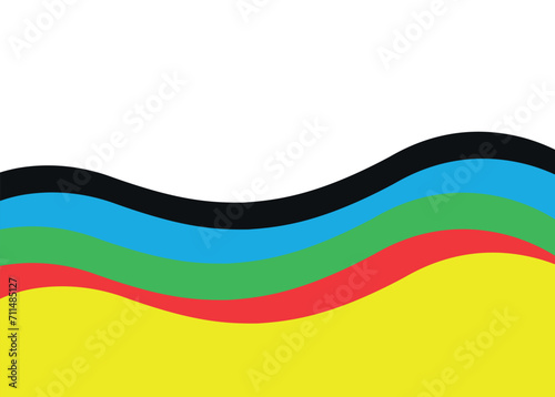 Abstract multicolored background. Vector graphics for design. Waves  texture.