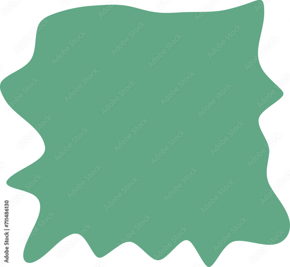 Blot shape illustration. Abstract frame silhouette Blot shape illustration. Abstract frame silhouette