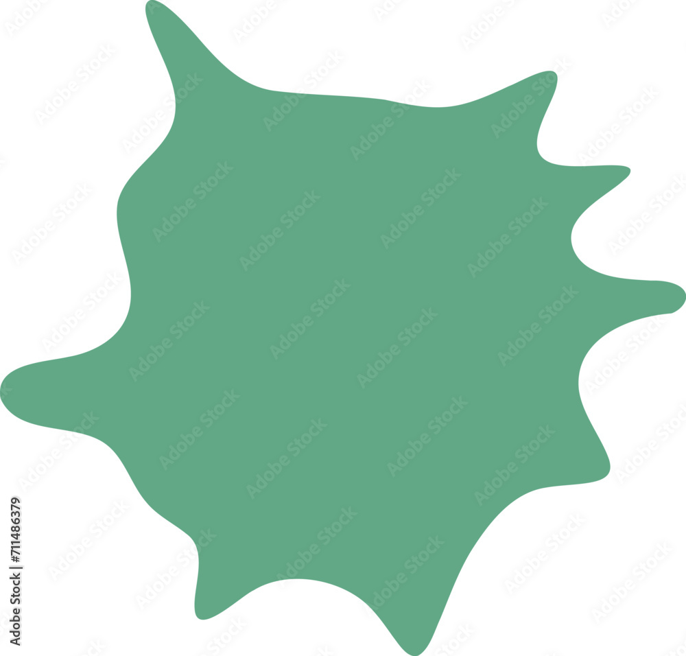 Blot shape illustration. Abstract frame silhouette Blot shape illustration. Abstract frame silhouette
