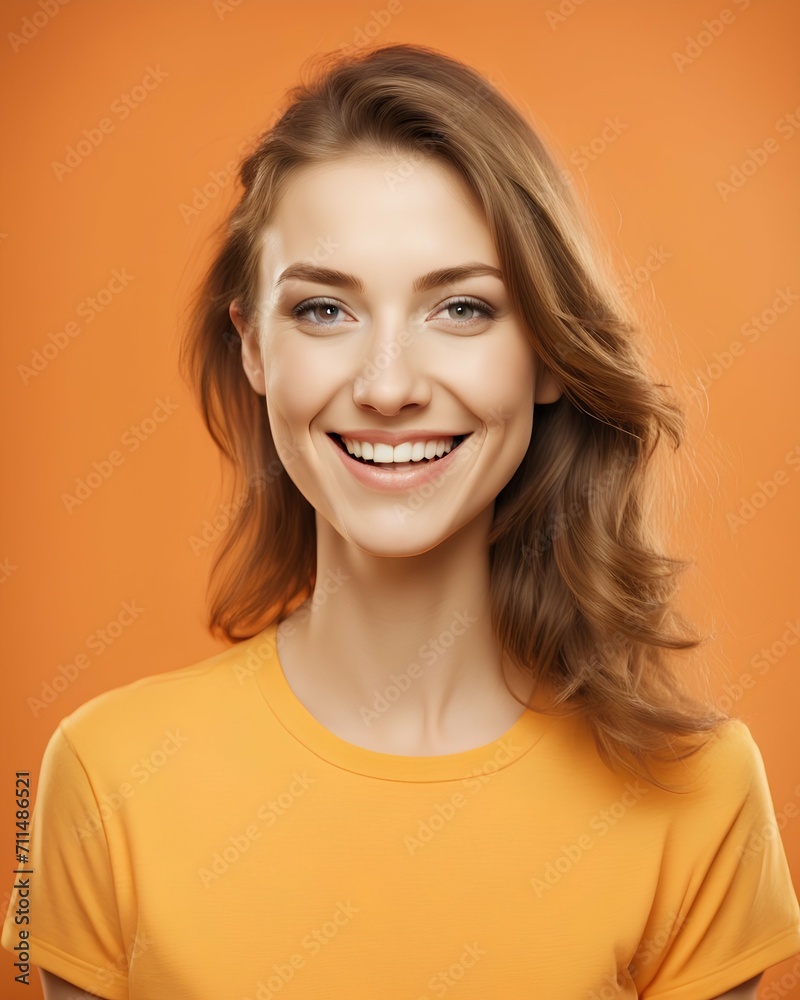 portrait of a smiling woman portrait of a smiling woman