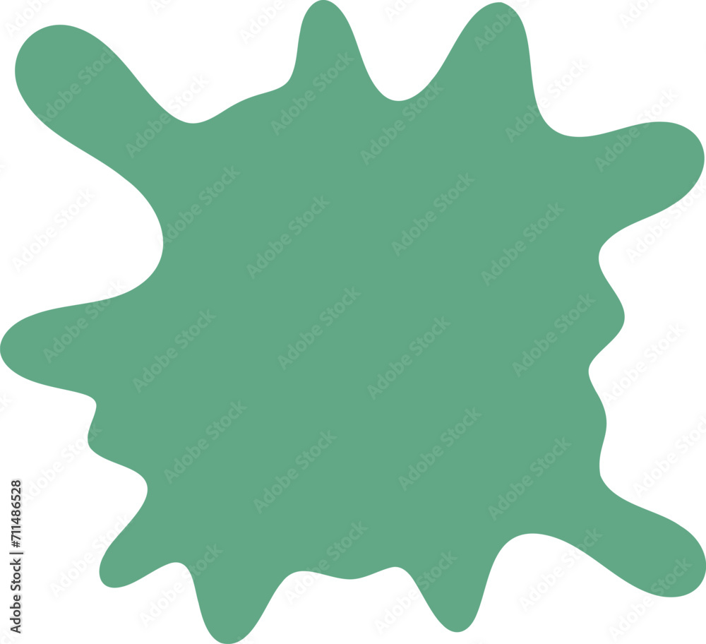 Blot shape illustration. Abstract frame silhouette Blot shape illustration. Abstract frame silhouette