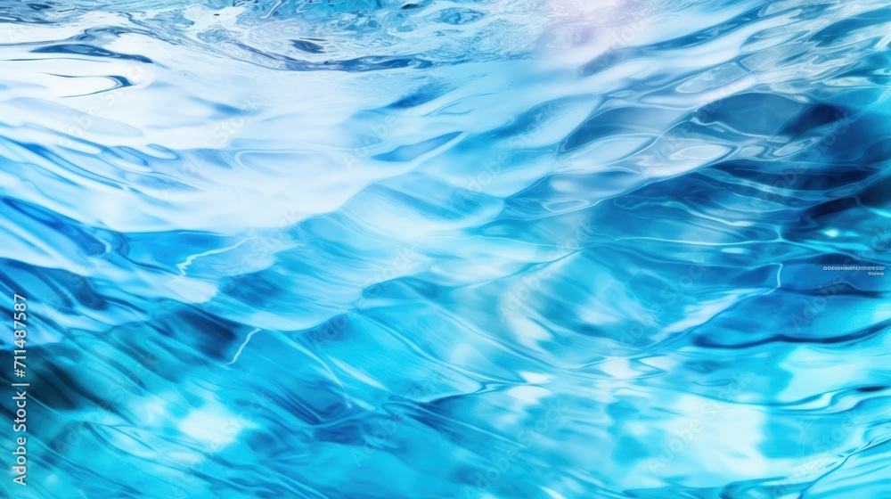 Closeup of blue water surface. Closeup of blue water surface.