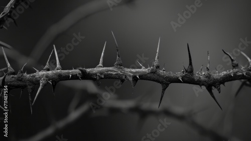 close up of thorns 