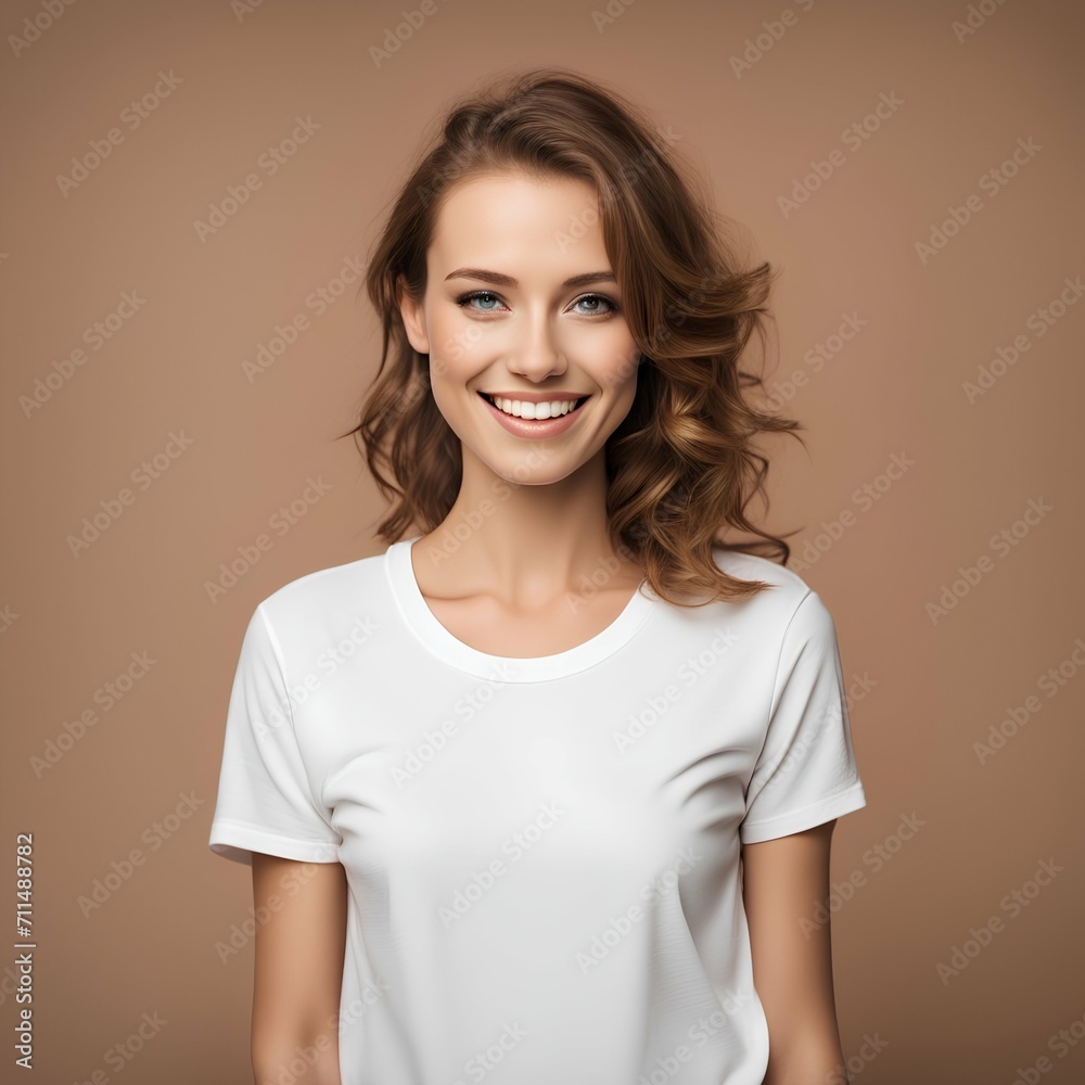 portrait of a smiling woman portrait of a smiling woman