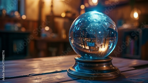 Crystal ball to predict the fate. Guessing for the future 
