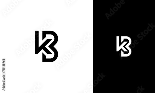 KB or BK initial logo concept monogram,logo template designed to make your logo process easy and approachable. All colors and text can be modified. High resolution files included.