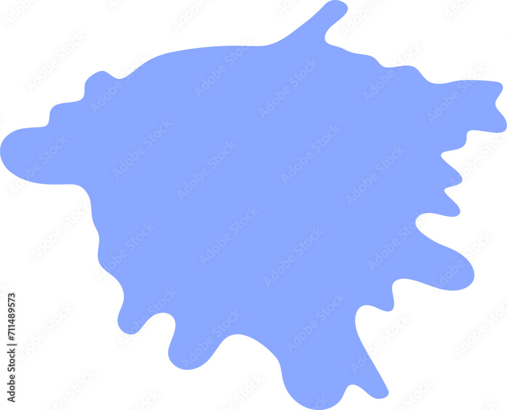 Abstract frame silhouette illustration. Blotch shape decorative element Abstract frame silhouette illustration. Blotch shape decorative element