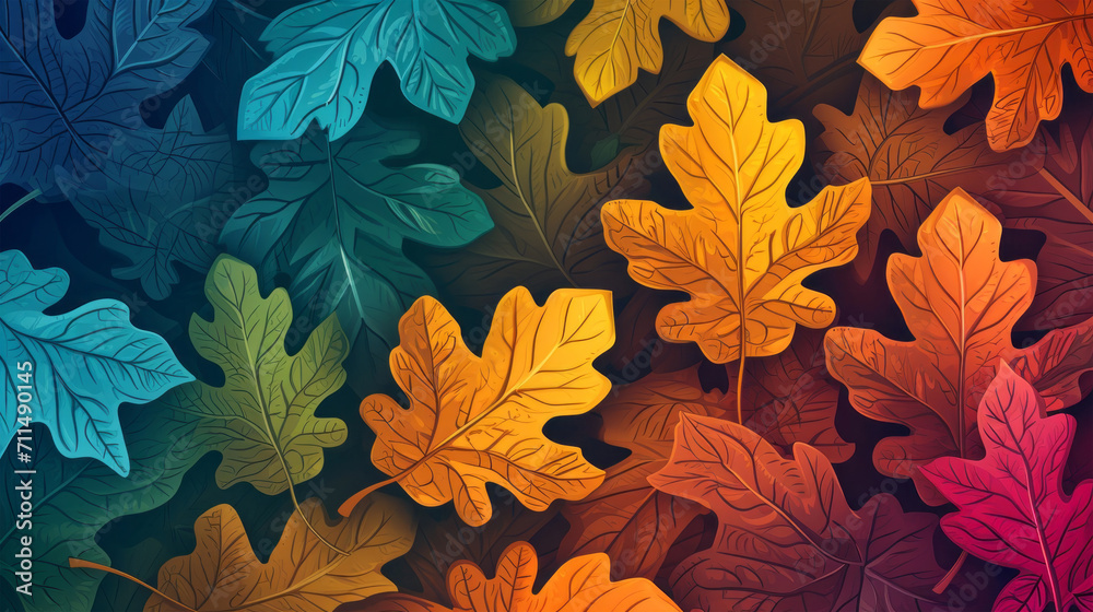 Background of colorful leaves Background of colorful leaves