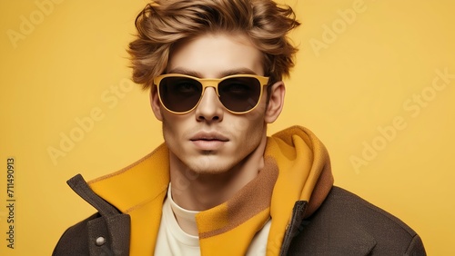 portrait of a person with sunglasses