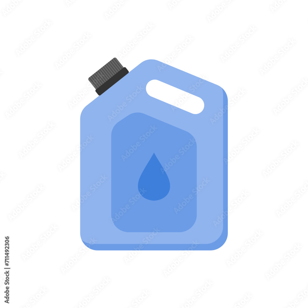 bottle of engine oil flat design vector illustration. oil lubricant plastic canister of motor. bottle of engine oil flat design vector illustration. oil lubricant plastic canister of motor.
