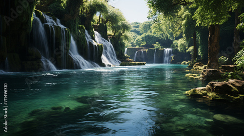 waterfall in the jungle © Ahmad