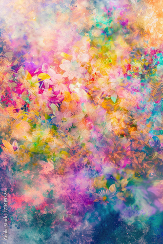 Vibrant Spring Textures: A Visual Symphony, spring art
