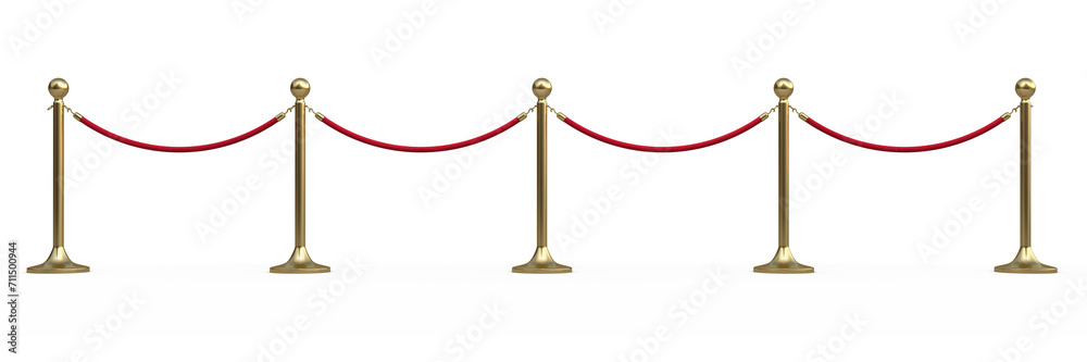 Barrier rope render (isolated on white and clipping path)
Barrier rope render (isolated on white and clipping path)