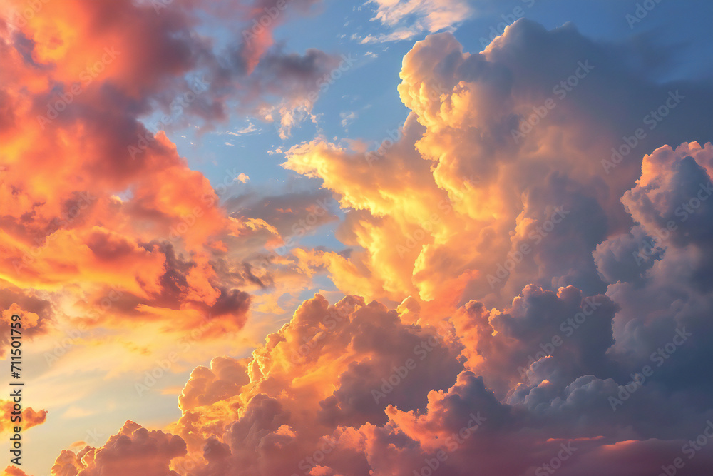 AI-generated, dramatic sunset AI-generated, dramatic sunset