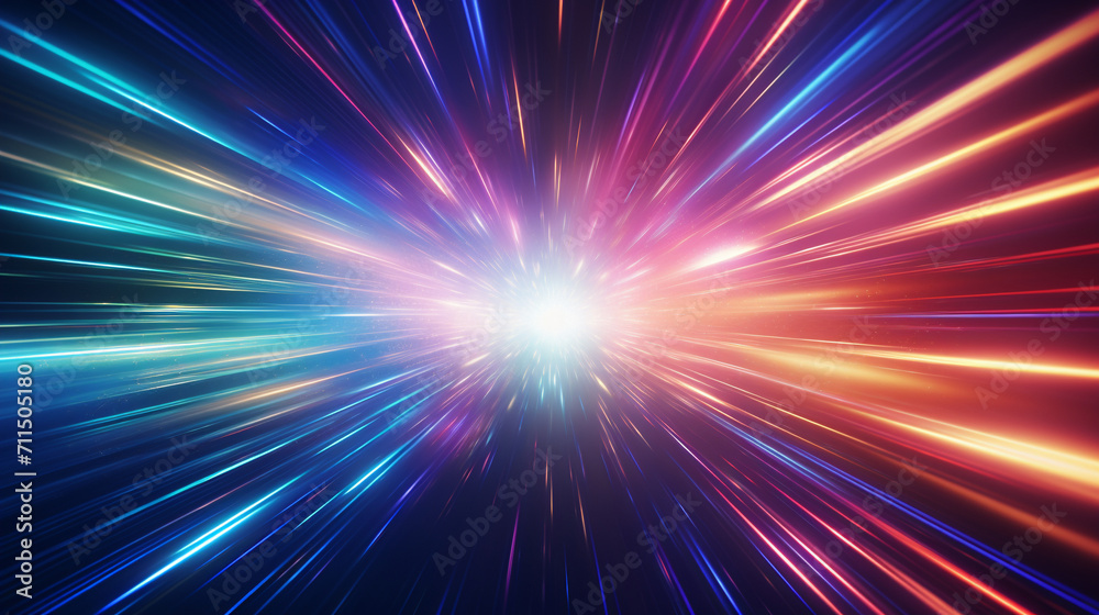 Celestial Velocity: Journeying Through Light-Speed Warp