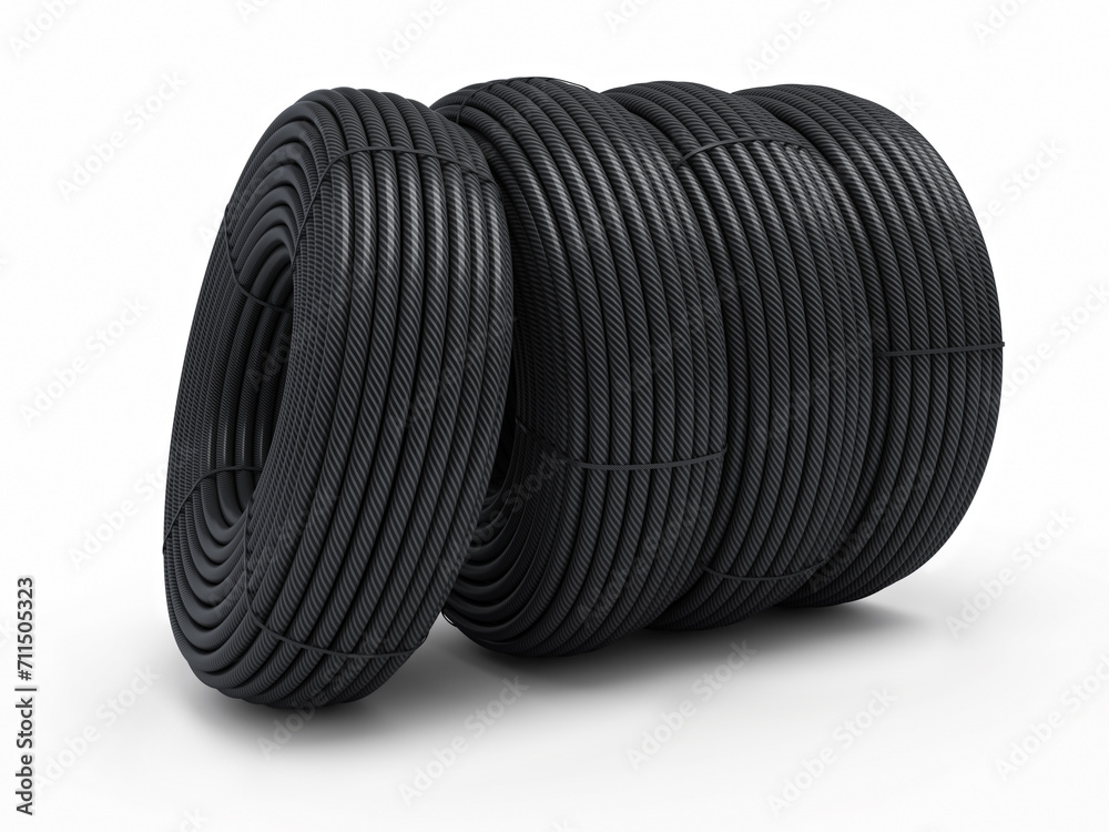 Plastic hose rolls (isolated on white and clipping path)
Plastic hose rolls (isolated on white and clipping path)