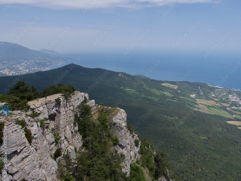 Sunny Aj-Petri Mountain top view Crimea, summer Sunny Aj-Petri Mountain top view Crimea, summer