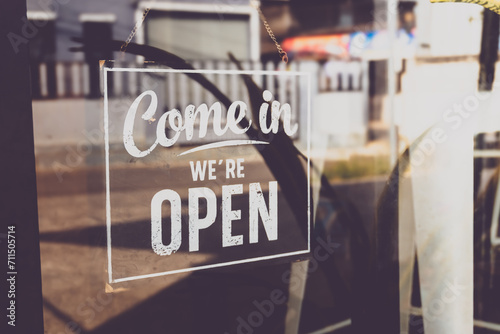 Text on vintage black sign 