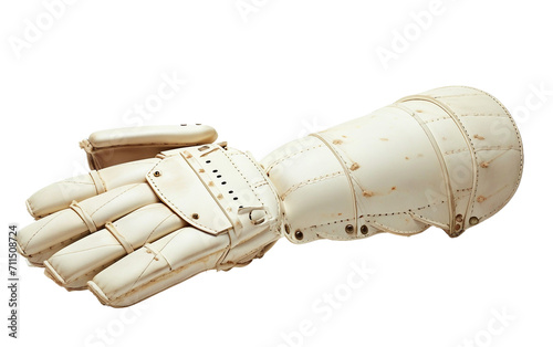 Elevating Cricket Play with Arm Guard On Transparent Background. photo