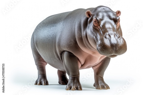 Hippopotamus isolated on a white background
