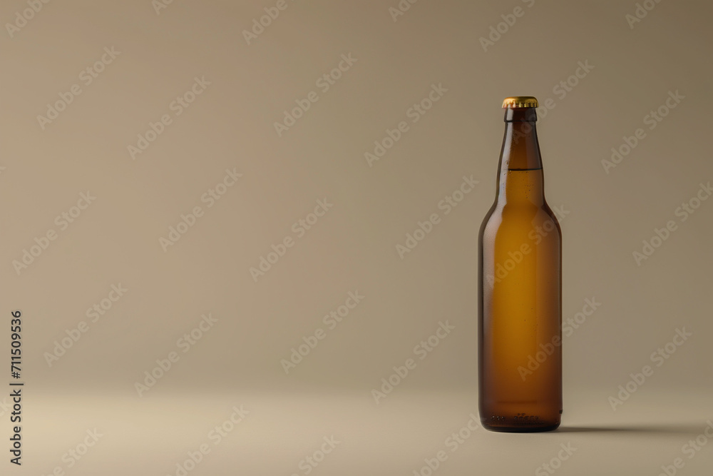 ビール瓶、モックアップ、3D CG ビール瓶、モックアップ、3D CG