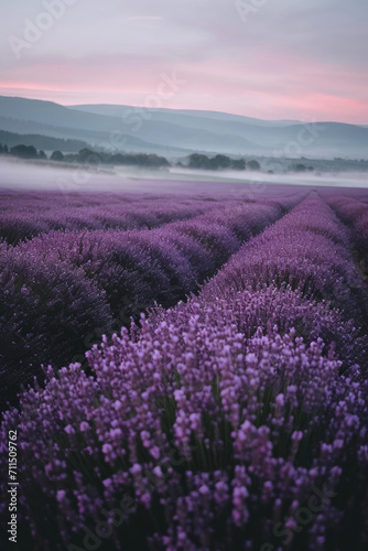  Field of Lavender in Bloom   spring art