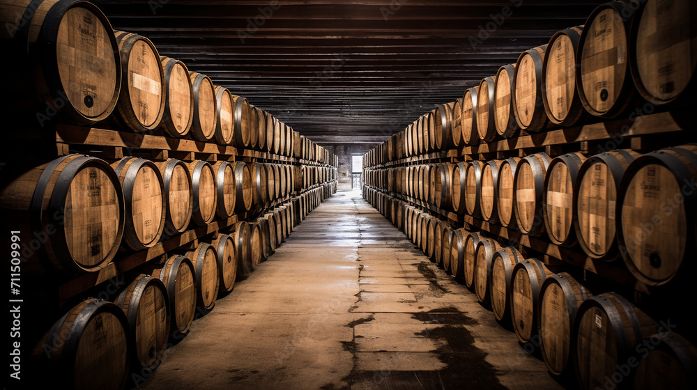 Barrels of Time: Whiskey, Bourbon, Scotch, and Wine Aging in Harmony