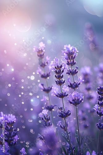 "Serene Lavender Fields", spring art