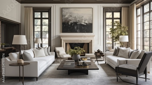 A quiet luxury living room is glam  shiny mirrored or glitzy Rather  quiet luxury style living rooms are filled with warmth collected accents plush seating soft rugs layered lighting home interior