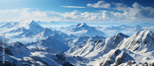Snow-Capped Mountain Majesty © Lidok_L