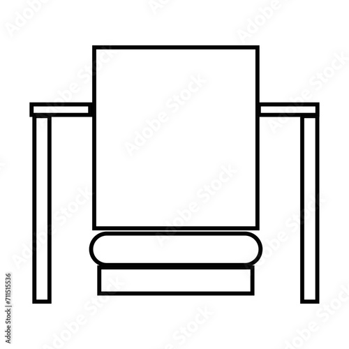 black and white frame with clipping path