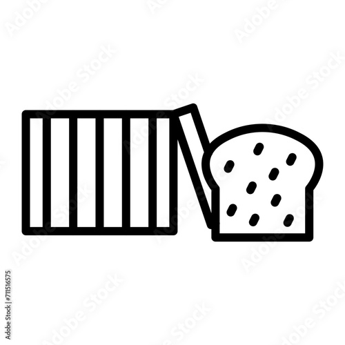 Flat Bread Line icon