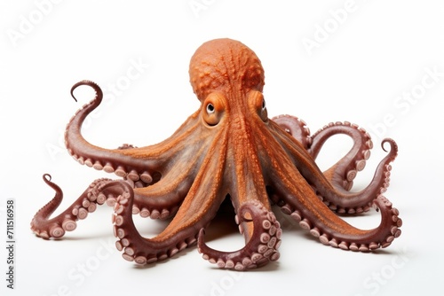 Octopus isolated on a white background