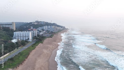 view of the city from the sea durban photo
