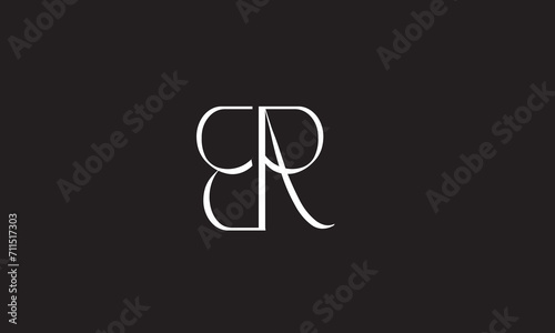 BR, RB, R, B Abstract Letters Logo Monogram
