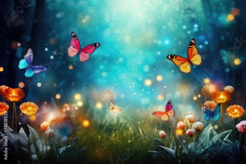 butterfly on the meadow © Natalia