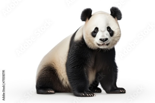 Panda isolated on a white background