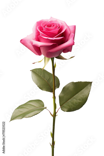 a rose in transparent background