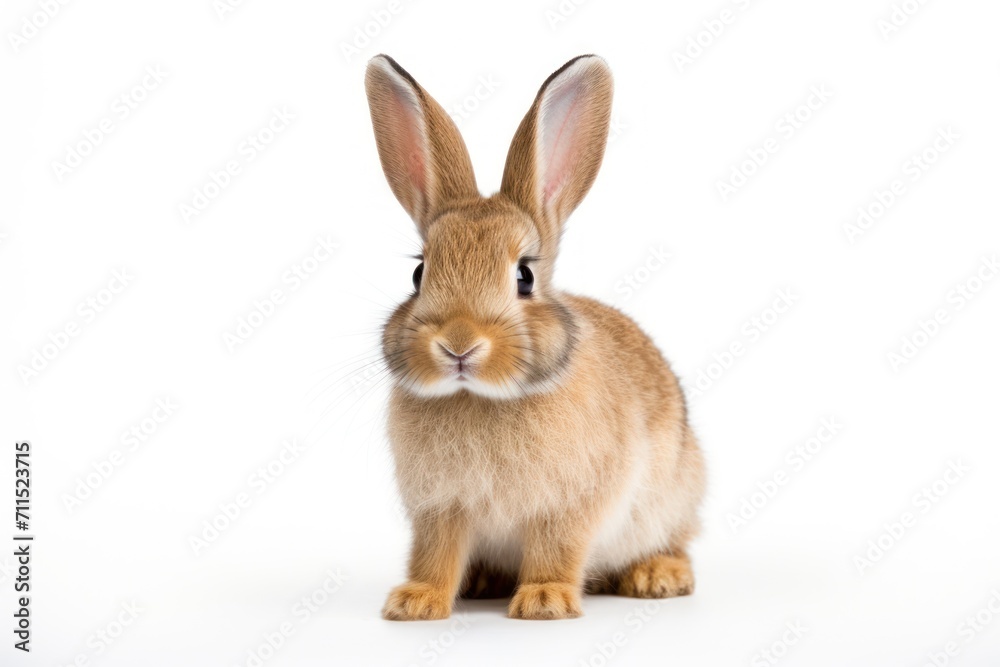 Rabbit isolated on a white background Rabbit isolated on a white background
