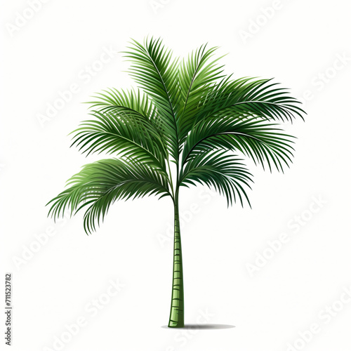 3d Vector Tropical palm cartoon illustration. Tropic