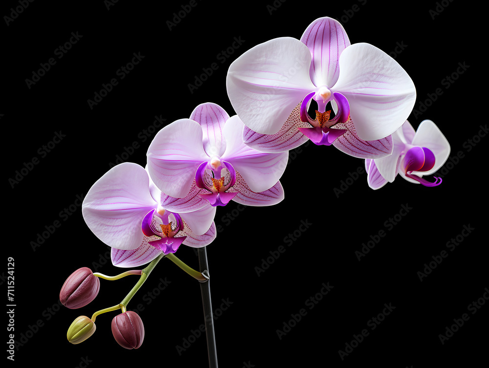Orchid flower in studio background, single orchid flower, Beautiful flower images Orchid flower in studio background, single orchid flower, Beautiful flower images