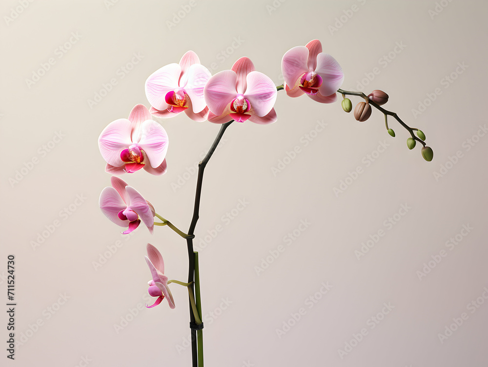 Orchid flower in studio background, single orchid flower, Beautiful flower images Orchid flower in studio background, single orchid flower, Beautiful flower images