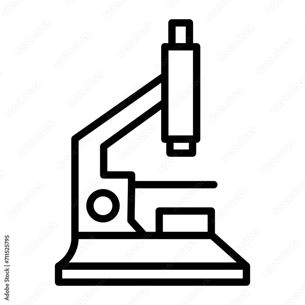 Microscope Line icon Microscope Line icon