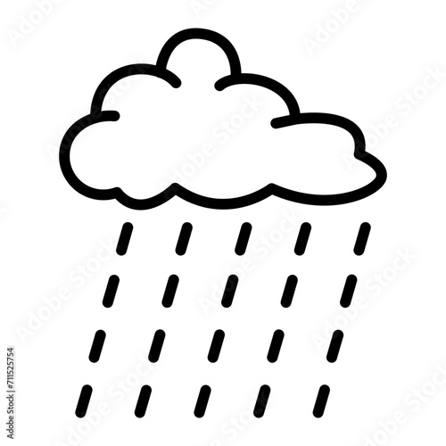 Raining Line icon