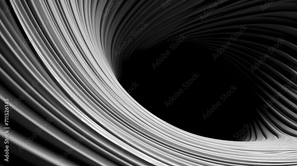 Naklejka premium Abstract background and data transfer concept, abstract line art background