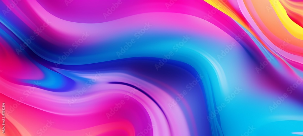 Fototapeta premium Liquid vibrant color flow abstract grainy background
