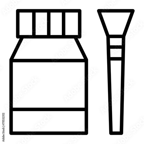 Gouache Line icon