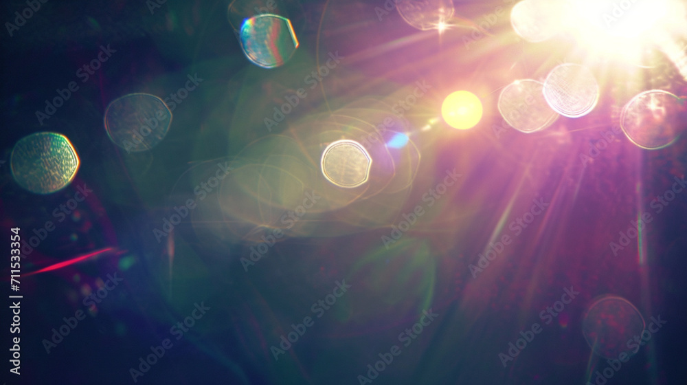 Light leak professional optical lens flare overlay copy paste area